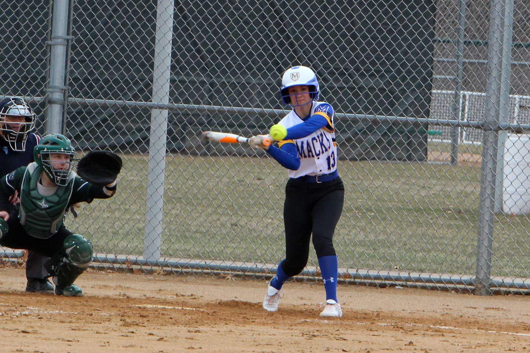 Fall Creek at McDonell softball 4-18-19